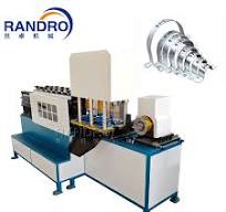 U-Shaped Hose Pipe Saddle Hanger Clamp Making Machine Automatic CNC Flat  Iron Hoop Punching Forming Holding Machine