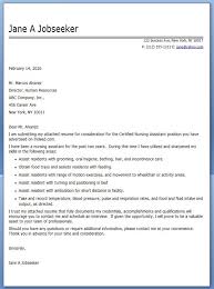 How To Write A Cover Letter For Cna Position