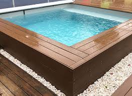 L'entretien du couloir de nage est plus simple. Piscine Bois 10x2 Couloir De Nage Ozeobois