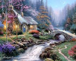 Thomas Kinkade A Reevaluation Or What Is Kitsch And Why Is It Bad Exactly Kinkade Paintings Thomas Kinkade Paintings Thomas Kinkade Art