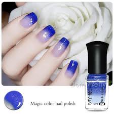 Details About 6ml Thermal Nail Polish Color Changing Peel Off Varnish Dark Blue To Transparent Nail Polish Thermal Nail Polish Nail Colors