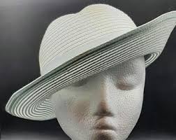 Accessori da donna vintage per cappelli da sole alla moda a righe bianche e  nere