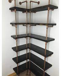 Come dream with me, won't you? 40 Corner Shelf Ideas Built With Industrial Pipe Simplified Building