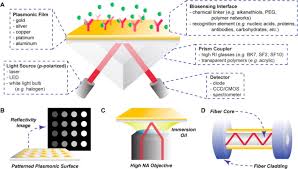 There are several configurations of spr devices that are capable of rather than sweeping through a range of coupling angles, as with the kretschmann prism, the fibre allows. Surface Plasmon Resonance Material And Interface Design For Universal Accessibility Abstract Europe Pmc
