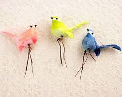 Baby Birds With Yellow Tail Feathers Sale Cute Plump Chickadee Feather And Felted Mushroom Bird In Etsy In 2020 Artificial Birds Bird Green Apple