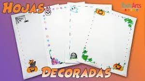 17,870 resultados productos fabricantes y proveedores. Hojas Decoradas Bordes Edicion Halloween Diy Facil Youtube