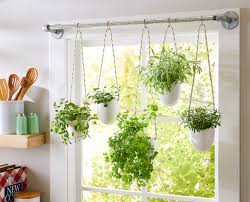 Hanging baskets and multilevel plant stands are excellent ways to add more herbs per square foot. Window Herb Planter Better Homes Gardens