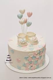 Loveheart Baby Shower Cake Baby Cake Torta Baby Shower Shower Cupcakes