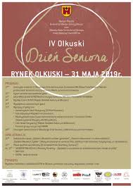 31 maja — kartka z kalendarza. Iv Olkuski Dzien Seniora 31 Maja Glos Seniora