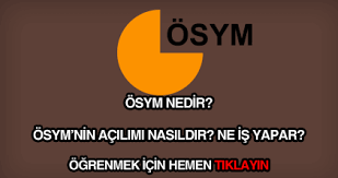 Türkiye cumhuriyeti ölçme, seçme ve yerleştirme merkezi başkanlığı kurumsal web sitesi • www.osym.gov.tr • ösym Osym Nedir Ne Is Yapar Ne Ise Yarar Acilimi Nedir