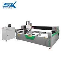 Large Format Automatic PLC Vertical Glass Bathroom Mirror Laser Drilling Sandblasting Engraving Machine