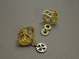 歯車のイヤリング イヤリング アクセサリー ピアス