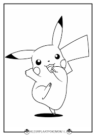 Voor alle leeftijden en vakken; 60 Pikachu Kleurplaten Kleurplaat Pokemon