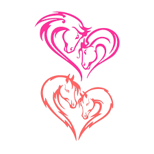 Download Couple Metal Horses Cuttable Design