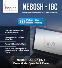 Advanced Virtual Online Training With Full Time Tutor Support And Online Open Book Exam For The Nebosh Igc Program L In 2020 Online Training Training Center Tutor