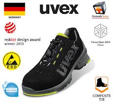 Uvex 8543 Uvex 1 Lightweight Safety Shoes Black Yellow Size 39 46 Ss513 2005 Approved Durasafe Shop