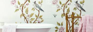 From traditional hallways through to seriously contemporary bathrooms, there's a tile to suit every style. Botanical Garden Hand Painted Floral Tiles From Fired Earth