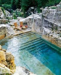 epingle sur piscine nature