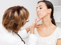 The thyroid gland is located at the front of the neck just below the adam's apple (larynx). Is My Thyroid Gland The Culprit Hoag Medical Group