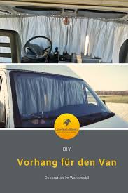Ohne Bohren Unser Vorhang Fur Die Fahrerkabine In Unserem Wohnmobil Ist Leicht Selbstgemacht Und Leicht Auf Und Abzubauen Womo Vorhange Vorhange Wohnmobil