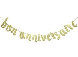 The french provincial chair certainly matches with the bordeaux table with its curvy back and legs, and it is suitable for country dining room. Bon Anniversaire Banner For Happy Birthday Party Decorations French Theme Sign Photo Backdrop Gold Glitter