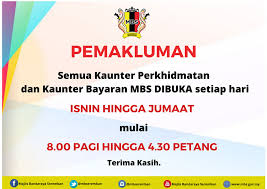 Lhdn jalan duta waktu operasi. Waktu Operasi Kaunter Perkhidmatan Portal Rasmi Majlis Bandaraya Seremban Mbs