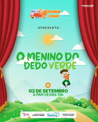 Gira Cia. Andante passará por Tanguá para apresentação da peça teatral “O  menino do Dedo verde” – Prefeitura de Tangua