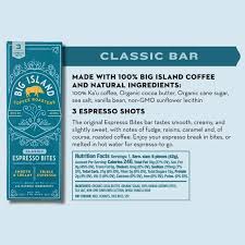 Now that local politicians have said no, the owner of salt spring coffee co. Big Island Coffee Roasters Classic Espresso Bites Tutu S Pantry