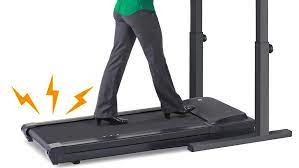 Good question and it has a good answer.there is very little amperage. Troubleshooting Squeaking Scraping Or Hesitating Treadmill Bases