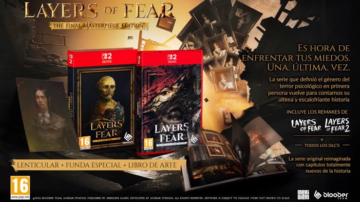 Layers of Fear: The Final Masterpiece Edition tendrá edición física en Switch 2 gracias a Meridiem