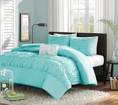 turquoise blue aqua girls twin comforter set 3 piece bed in a bag the set includes 1 twin size comforte comforter sets blue comforter sets bed comforters