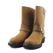 Dan post mens albuqueque waterproof cowboy boots leather mid brown. Tanleewa Mens Leather Boots Brown Handmade Engineer Boots Mid Calf Pull On Brown Work Boots Walmart Com Walmart Com