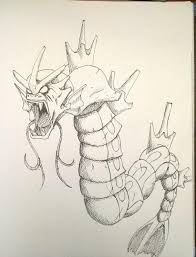 Para o esboço do desenho utilizei lápis com. T C Gentry On Twitter Watch Me Draw Gyarados On My Youtube Soon Drawing Pokemon Pokemon Gyarados Http T Co Kkcxccctdb