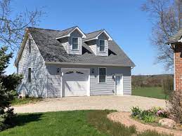 14'x24′ high barn garage with transom window and oversized garage door 26 X 30 X 10 Garage With Dormers Chelsea Lumber Company