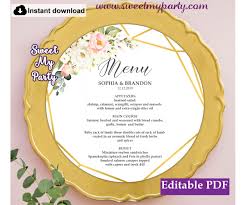 I found it looks best if you are kind of messy with it. Reherasal Dinner Menu Engagement Menu Engagement Party Menu Sweetmyparty Com