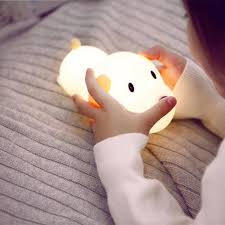 Zokon Lighting Store Dimmable Led Night Light Lamp Touch Silicone Puppy Cartoon For Baby Children Kids Gift Bedside Bedroom Living Room Decoration Design Lighting Fixtures Lednews