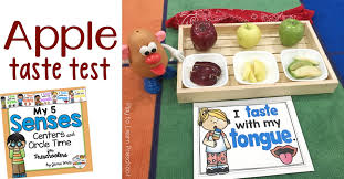 Apple Taste Test An Easy Five Senses Activity For Preschoolers
