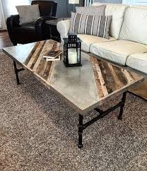 Woodcrete Coffee Table Etsy Concrete Coffee Table Coffee Table Coffee Table Design