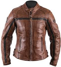 Manches longues malgré aussi poignets boutonnés ; Veste Moto Cuir Femme Helstons Modele Daytona Camel Vente En Ligne Outletmoto Eu