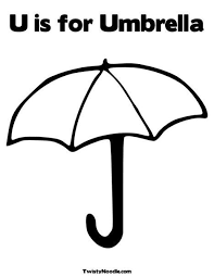 Black And White Umbrella Clipart U Is For Umbrella Coloring Page Umbrella Coloring Page Umbrella Coloring Pages