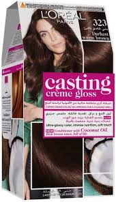 Purchase your favorite professional l'oreal professionnel haircolor products online at saloncentric. L Oreal Paris Casting Creme Gloss 323 Darkest Warm Brown Haircolor
