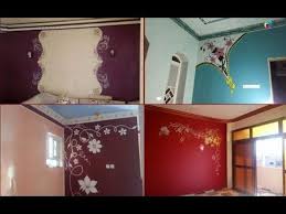 اجمل رسومات الاستنسل والخلفيات في الصالات روعه youtube wall design design art