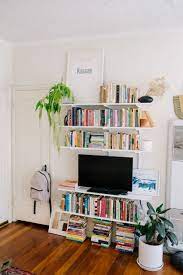 Small Apartment Los Angeles Decor Eliza Wexelman Home Small Apartment Decorating Small Apartments Bookshelf For Small Spaces