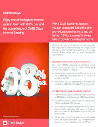 If you don't already have a pdf to save a copy of your statement, select the save icon or the download arrow. Fillable Online Enjoy One Of The Highest Interest Rates In Town With 08 Cimb Bank Fax Email Print Pdffiller
