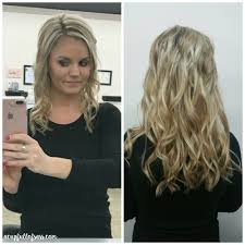 Moving the tape in hair extensions from the natural fall would be considered over directing the tab and is not recommended. Tape In Hair Extensions Review A Cup Full Of Sass