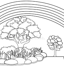 Free birds coloring page to download. Garden Coloring Page Stock Illustration Illustration Of Coloring 86352797