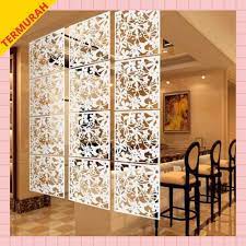 Partisi ruangan minimalis sekat pembatas ruangan. Jual Sekat Ruangan Minimalis Hiasan Rumah Minimalis Pembatas Ruangan 4 Pcs Merah Jakarta Barat Zaufa Official Tokopedia