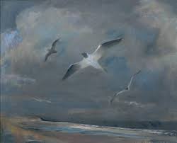 Philip C. Malicoat, Am. 1908-1981, "November Gale" 1954, Oil