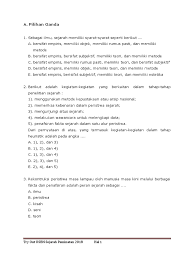 1s 2 2s 2 2p 6 3s 2 3p. Soal Usbn Sejarah Peminatan 2018 2019 Ahli Soal