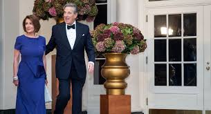 House Democratic Leader Nancy Pelosi And Paul Pelosi Arrive For A State Dinner At The White House On Oct 18 Getty State Dinners Bridesmaid Dresses Style